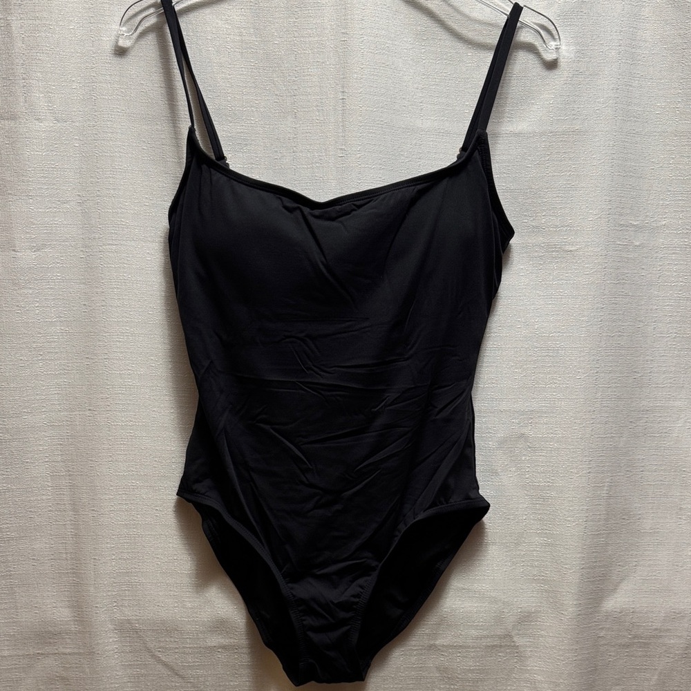 Anne Cole Classic Black One-Piece Swimsuit